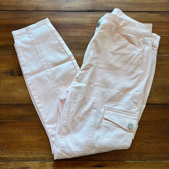 White House Black Market Pants - White House Black Market Pink Cargo Pants